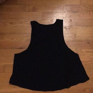 Black lululemon workout tank